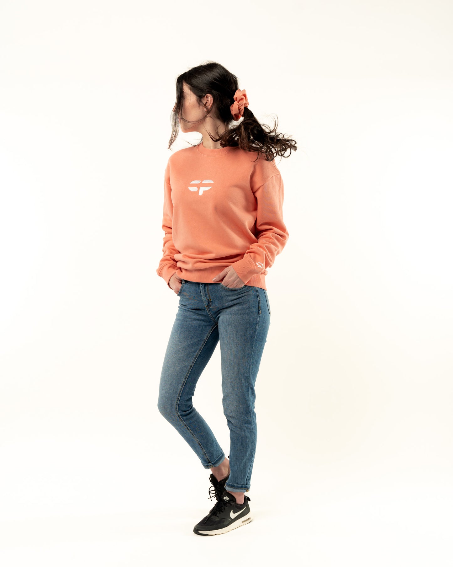 Crewneck unisexe CP Vêtements Rose pêche
