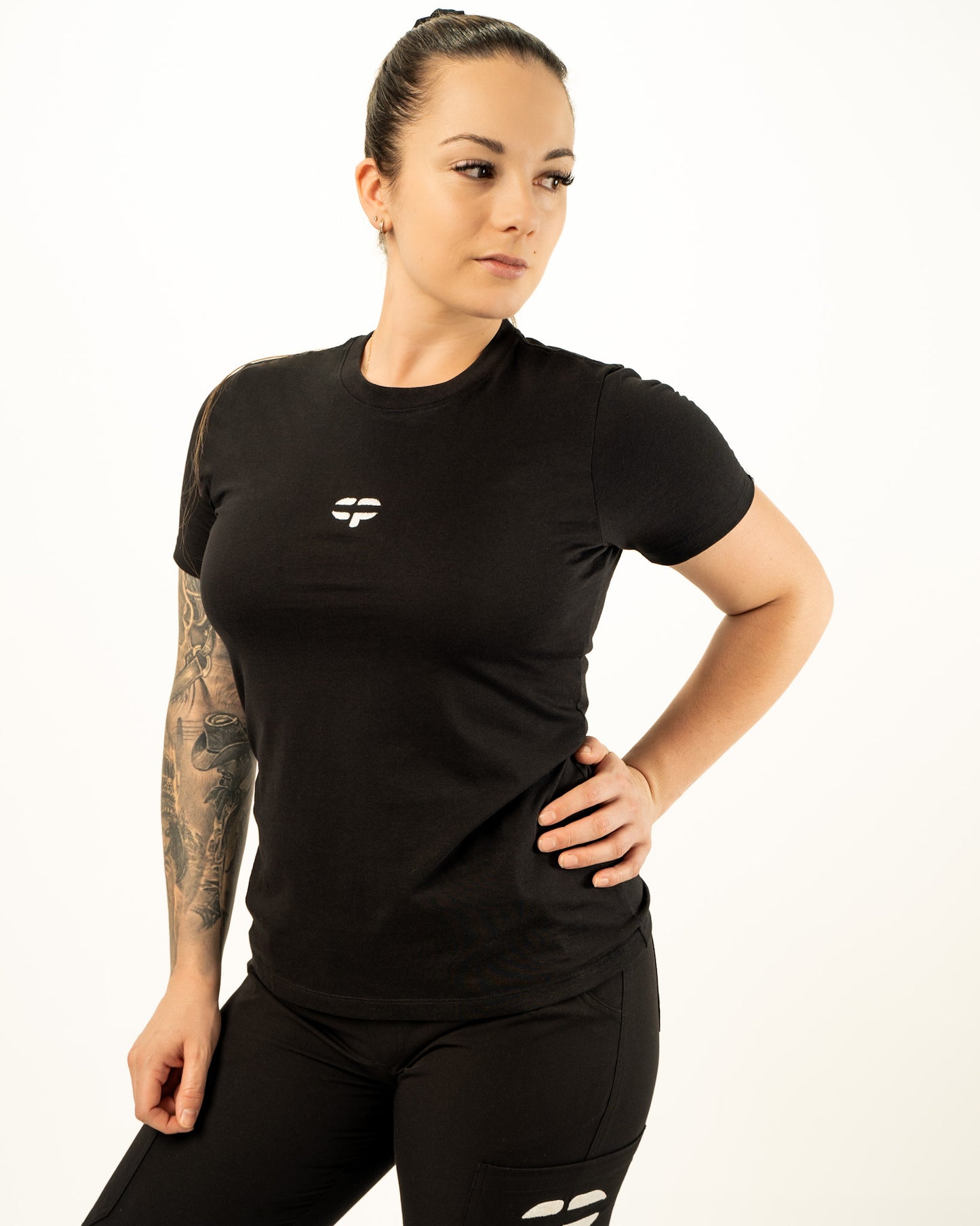 T-shirt CP Vêtements Noir