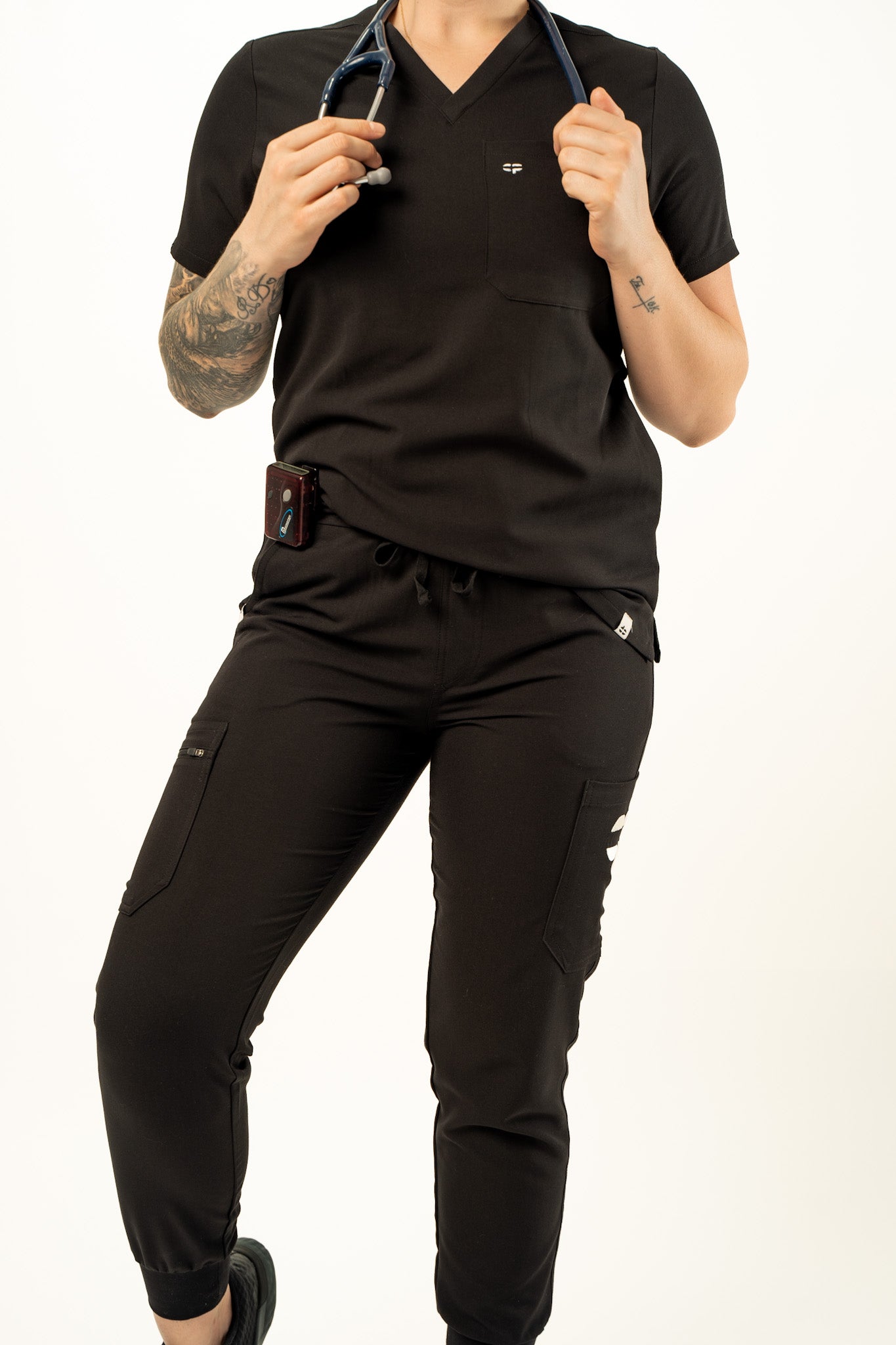 Haut d'uniforme Catherina trois poches CP Vêtements devant