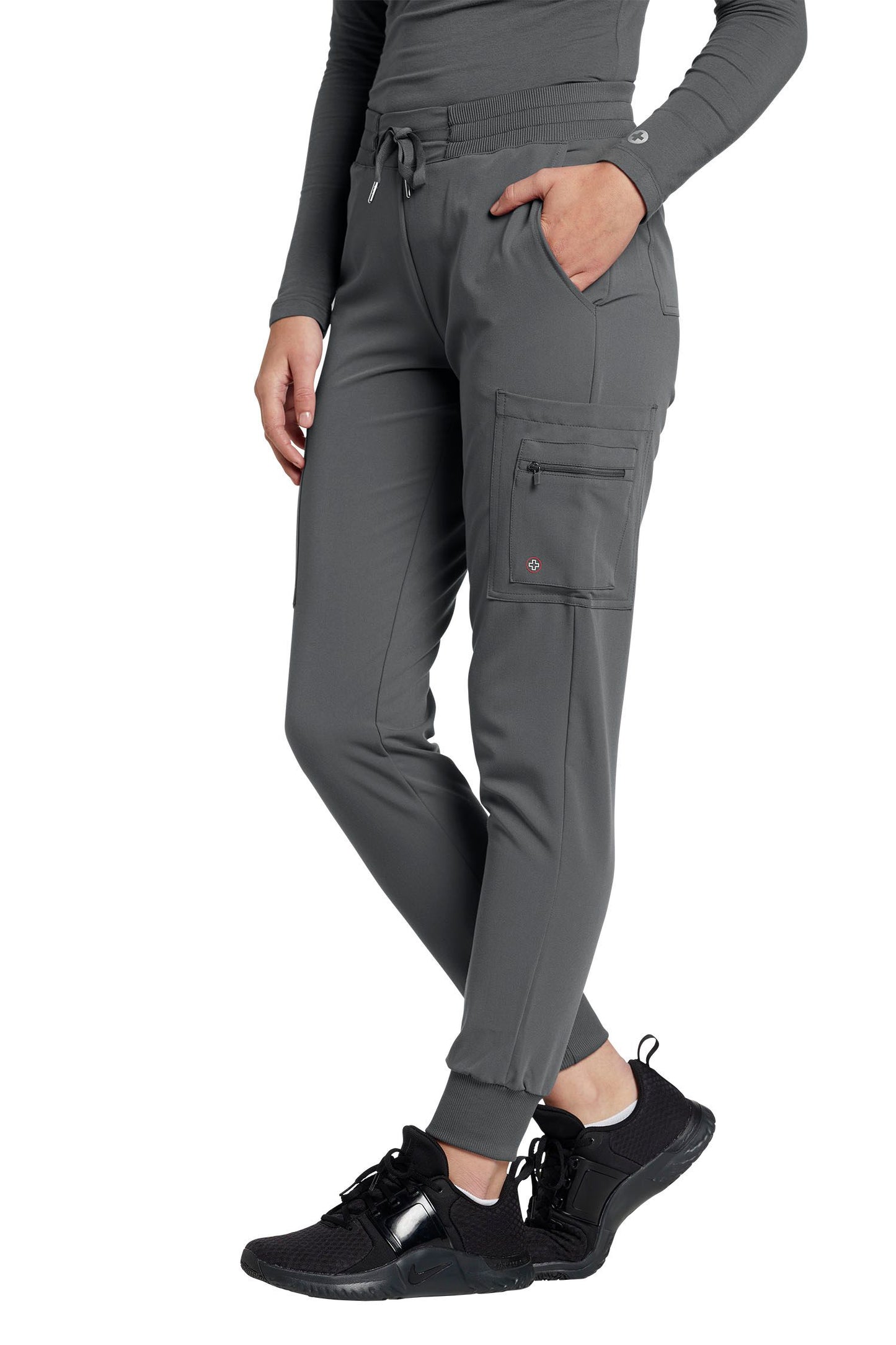 Pantalon de travail pour femme Jogger V-Tess White Cross #380 pewter