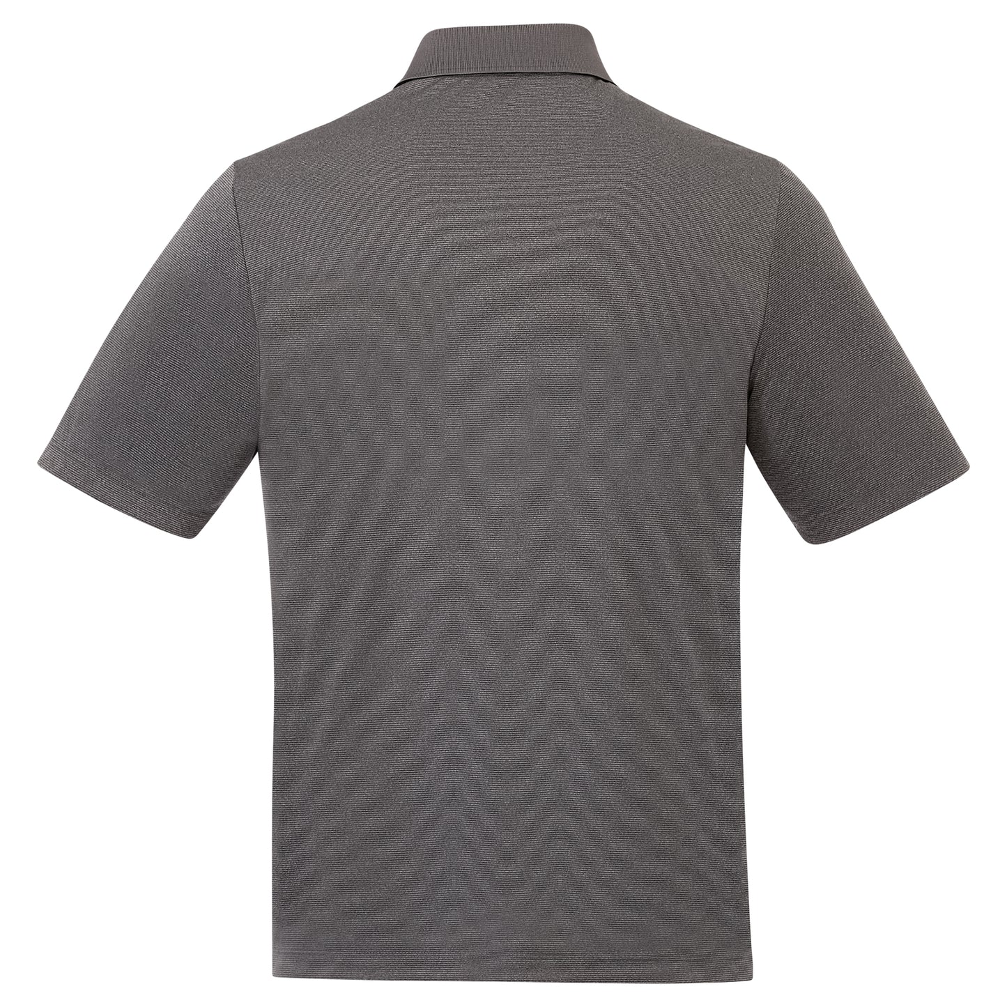 Polo de travail anti-accrocs pour homme Uniformes Sélect #16398 gris acier rayé dos