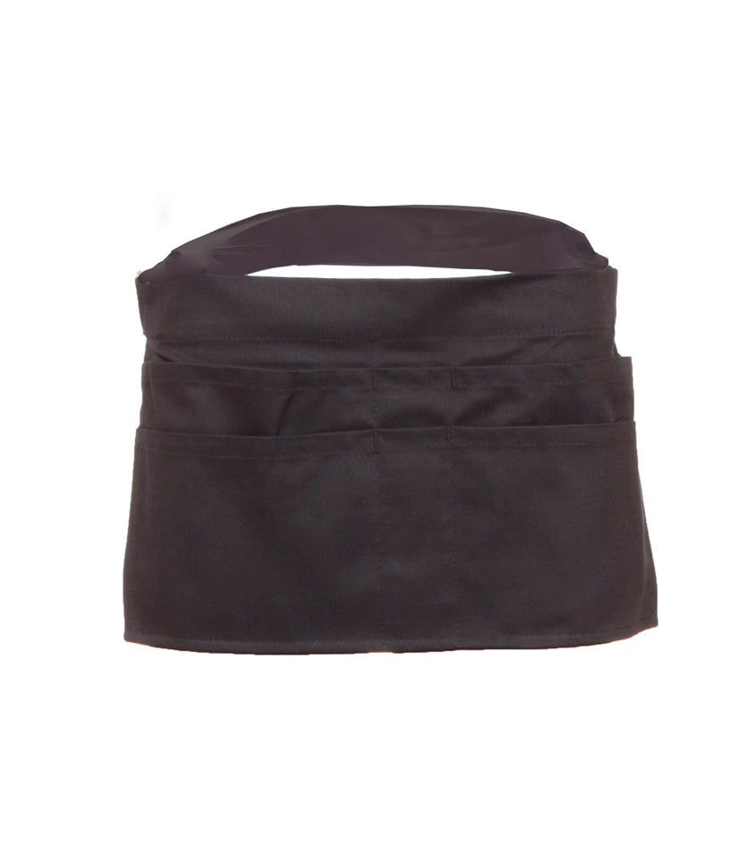 Tablier court pour serveur et serveuse Premium Uniforms #1300 noir