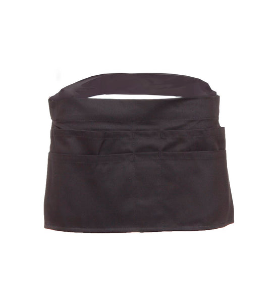 Tablier court pour serveur et serveuse Premium Uniforms #1300 noir