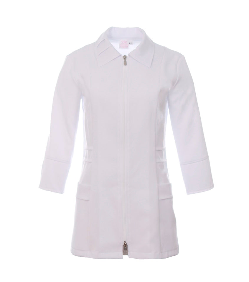 Sarrau à manches 3/4 Les Secrets du Styles #409SS blanc