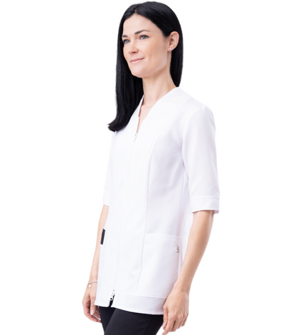 Women's uniform top with closure Les Secrets du Style #2429SS