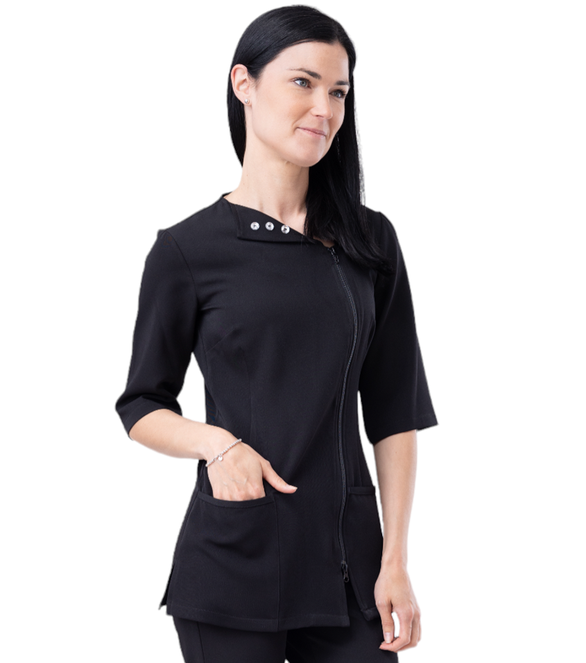 Women's 3/4-sleeve uniform top Les Secrets du Style #2493