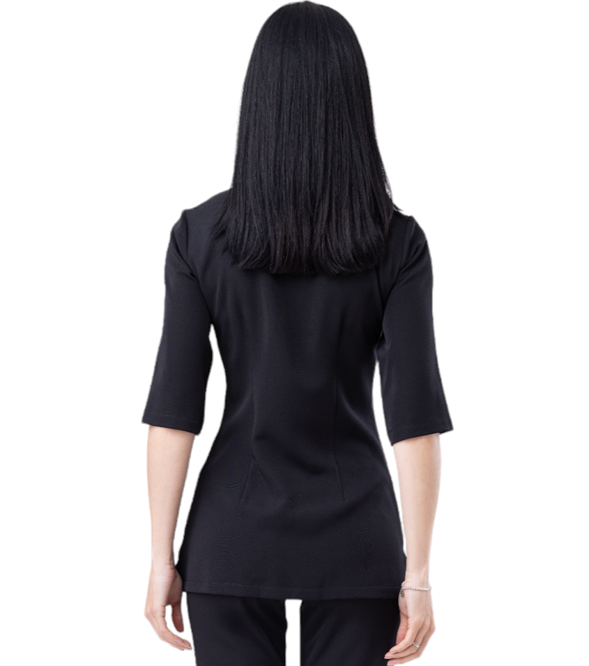 Women's 3/4-sleeve uniform top Les Secrets du Style #2493