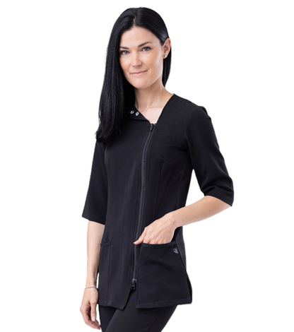 Women's 3/4-sleeve uniform top Les Secrets du Style #2493