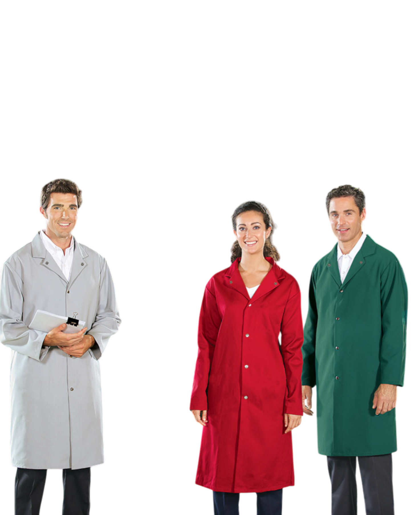 COLORED COAT 100% SPUN POLYESTER 7.1 OZ + KNITTED CUFFS
