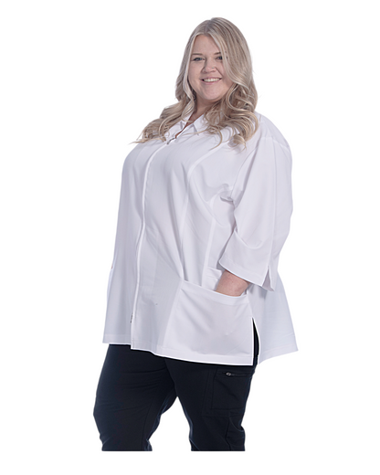 Women's professional labcoat from the Flaunt collection by Greentown #7505