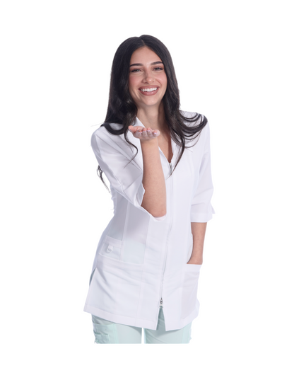 Women's professional labcoat from the Flaunt collection by Greentown #7505