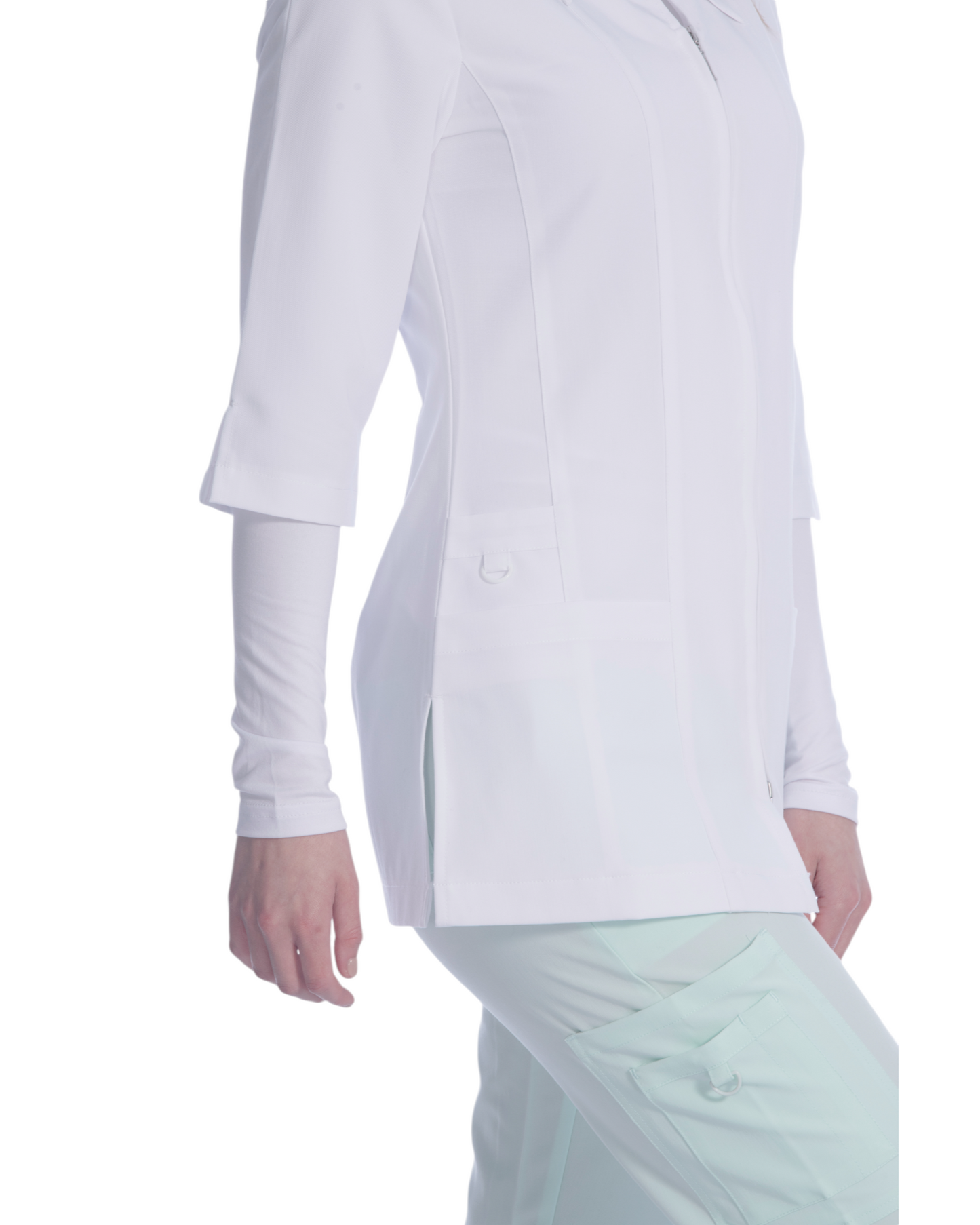 Women's professional labcoat from the Flaunt collection by Greentown #7505