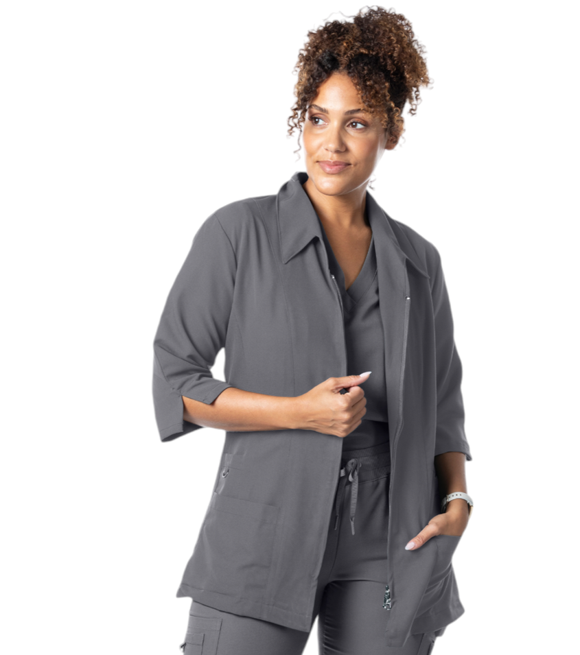 Women's professional labcoat from the Flaunt collection by Greentown #7505