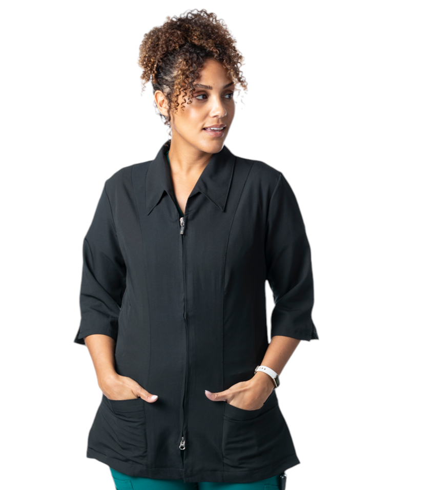 Women's professional labcoat from the Flaunt collection by Greentown #7505