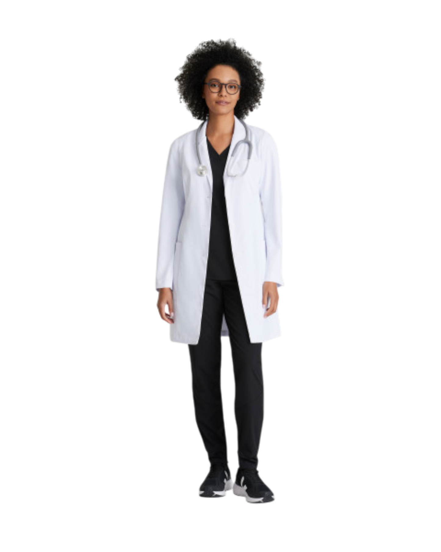  Women's 3 pocket 35" 3 button lab coat Barco #BRC966X (2XL&+)