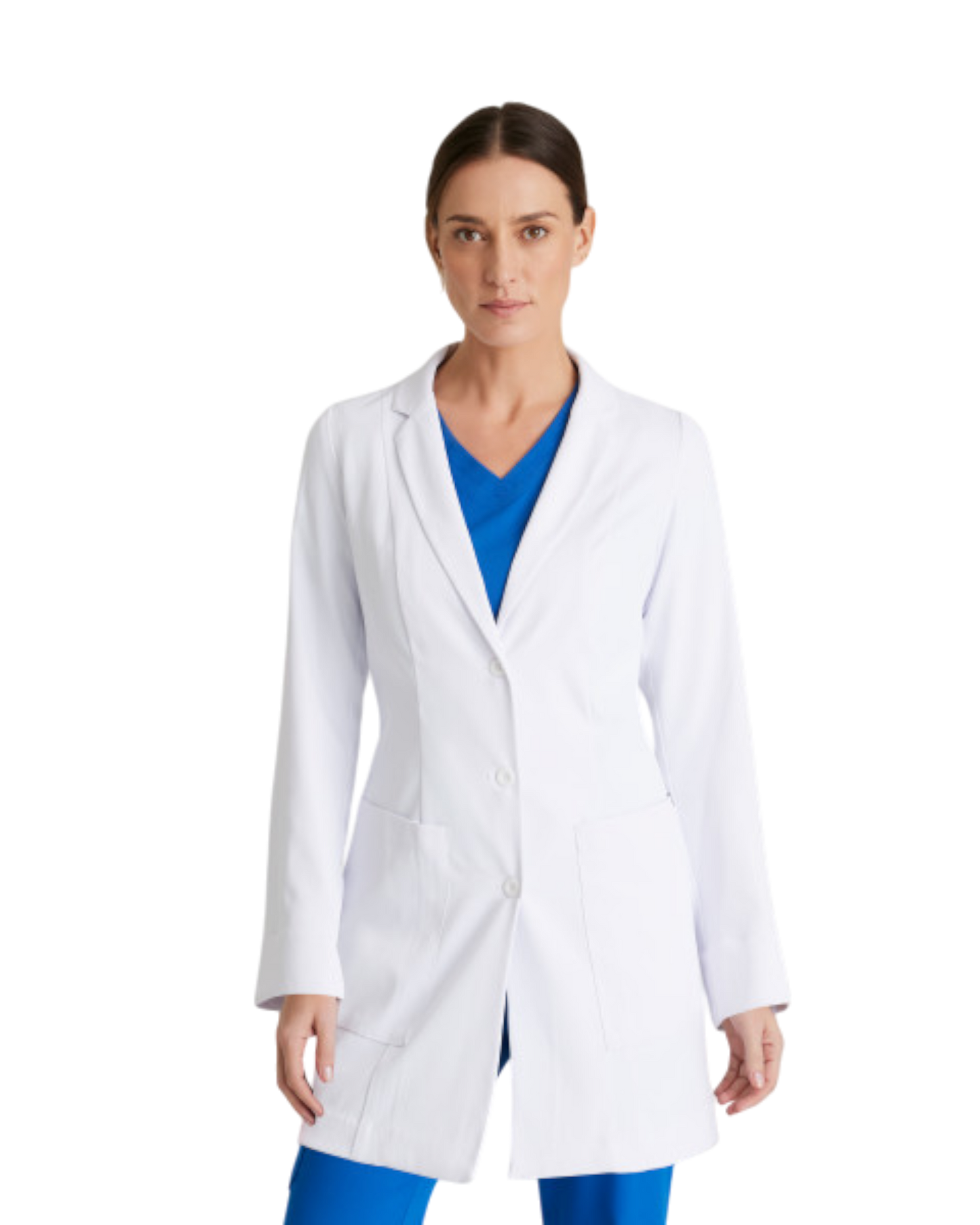  Women's 3 pocket 30" 3 button lab coat Barco #BRC961