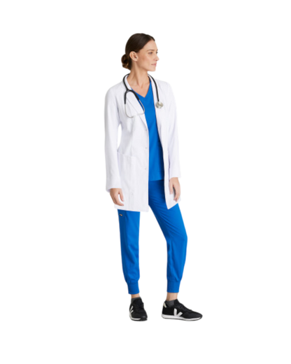 Women's 3 pocket 30" 3 button lab coat Barco #BRC961