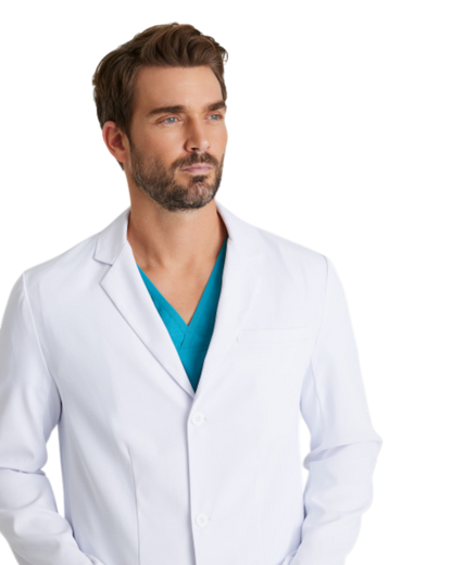  Men's 38" 3 Button lab coat Barco #BRC965