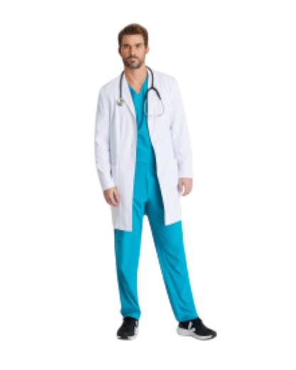  Men's 38" 3 Button lab coat Barco #BRC965