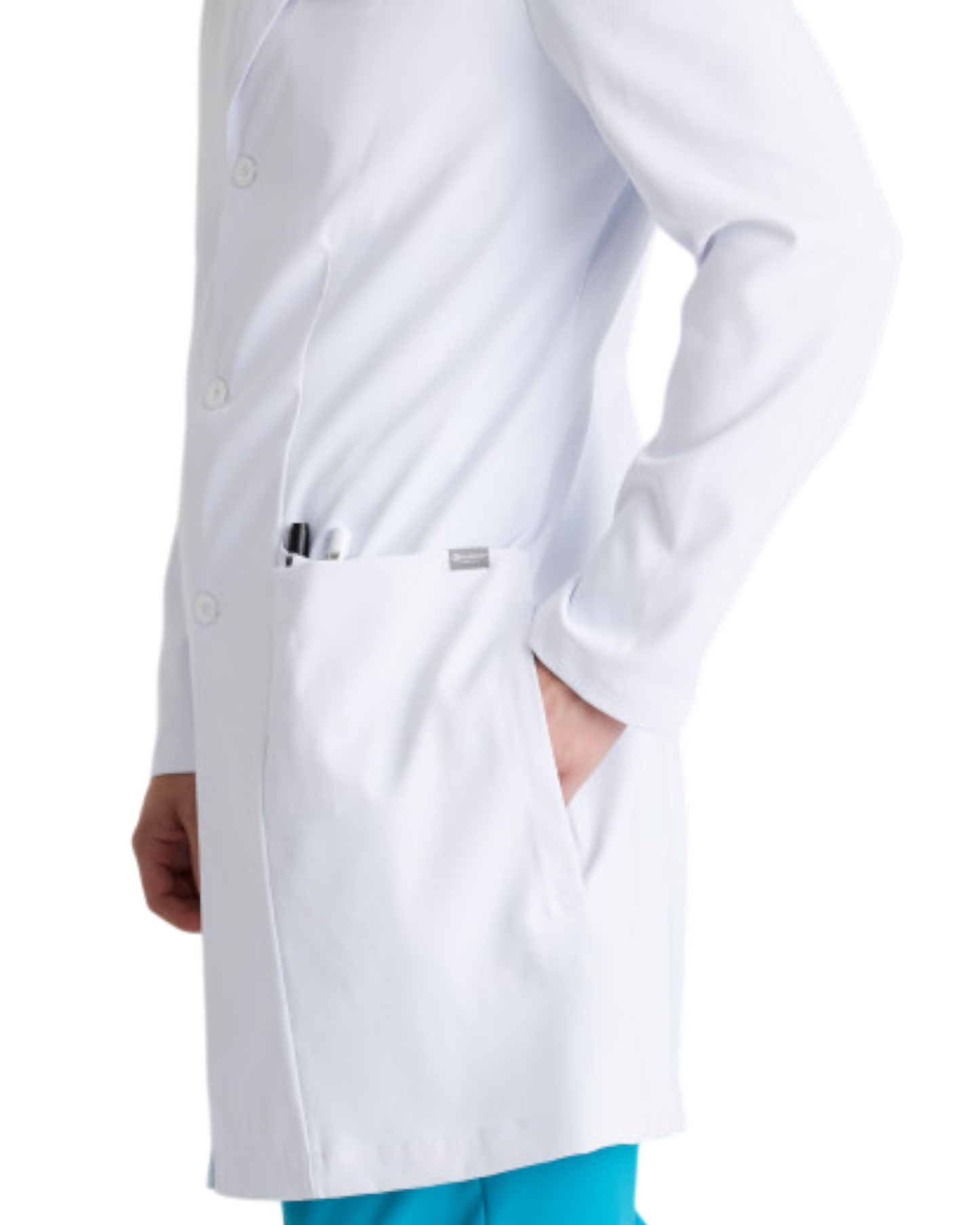  Men's 38" 3 Button lab coat Barco #BRC965