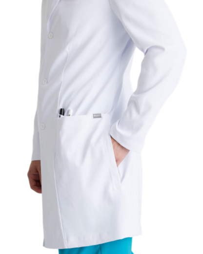  Men's 38" 3 Button lab coat Barco #BRC965