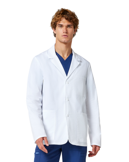 Men's consultation coat in white #CK401X