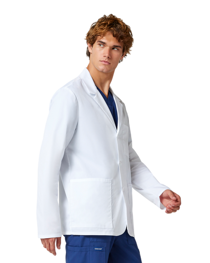 Men's consultation coat in white #CK401X