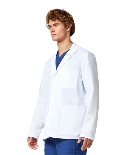 Men's consultation coat in white #CK401X