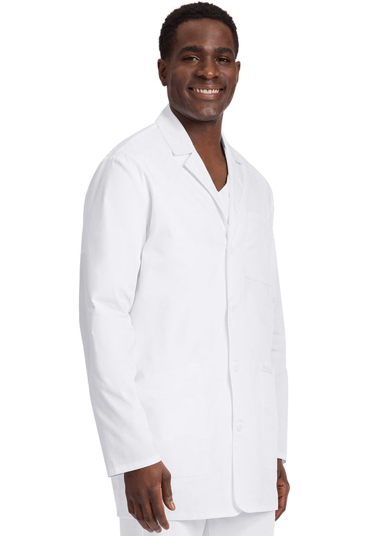 Men's 35" medical coat in white #CK442X (2XL&+)