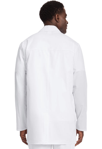 Men's 35" medical coat in white #CK442X (2XL&+)