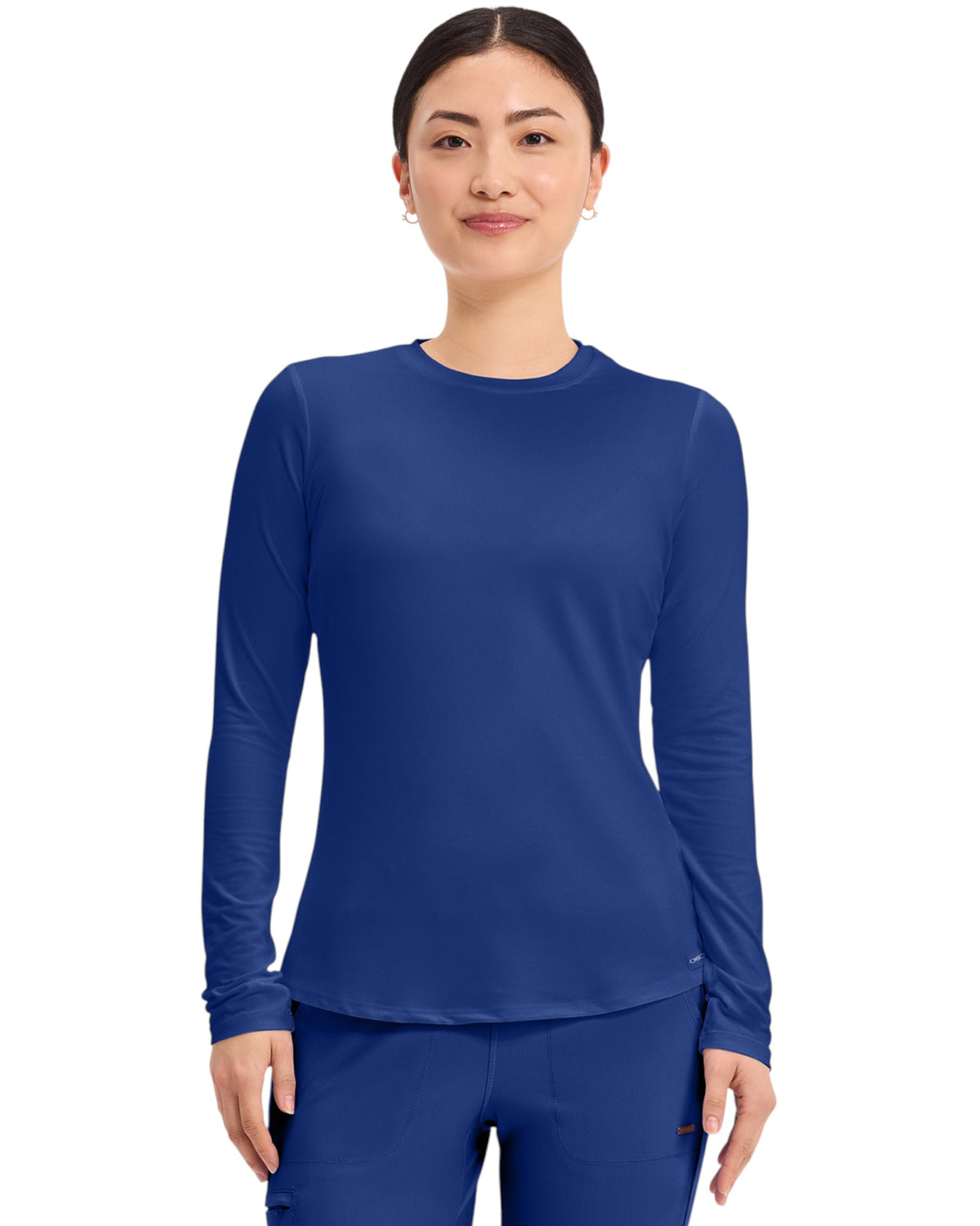 T-shirt de travail à manches longues en maille pour femme Cherokee #CK773