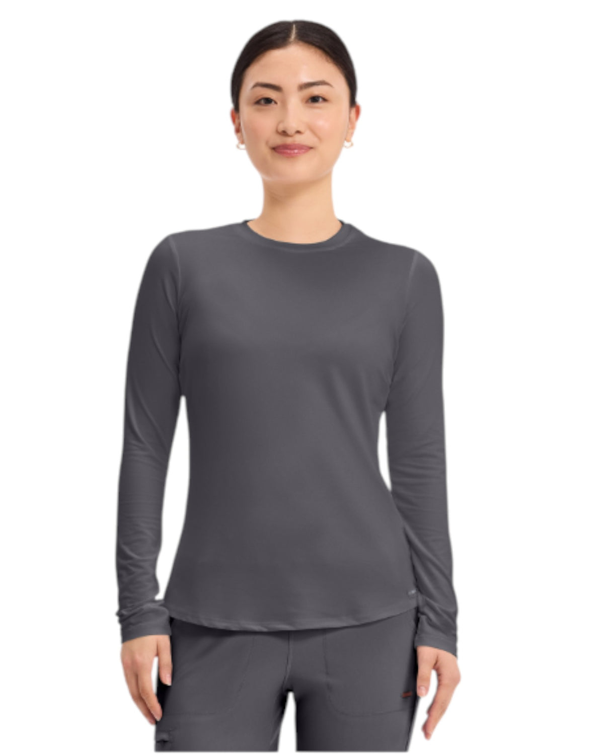 T-shirt de travail à manches longues en maille pour femme Cherokee #CK773