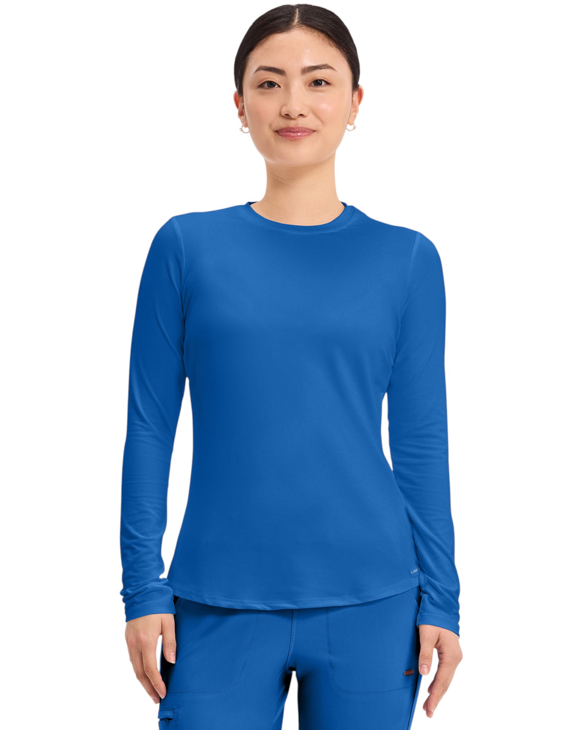 T-shirt de travail à manches longues en maille pour femme Cherokee #CK773