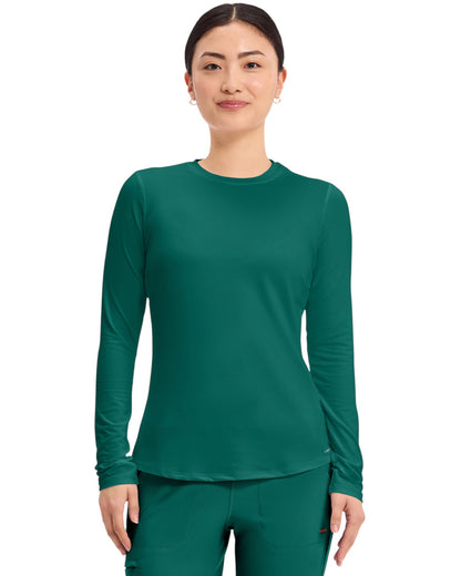T-shirt de travail à manches longues en maille pour femme Cherokee #CK773