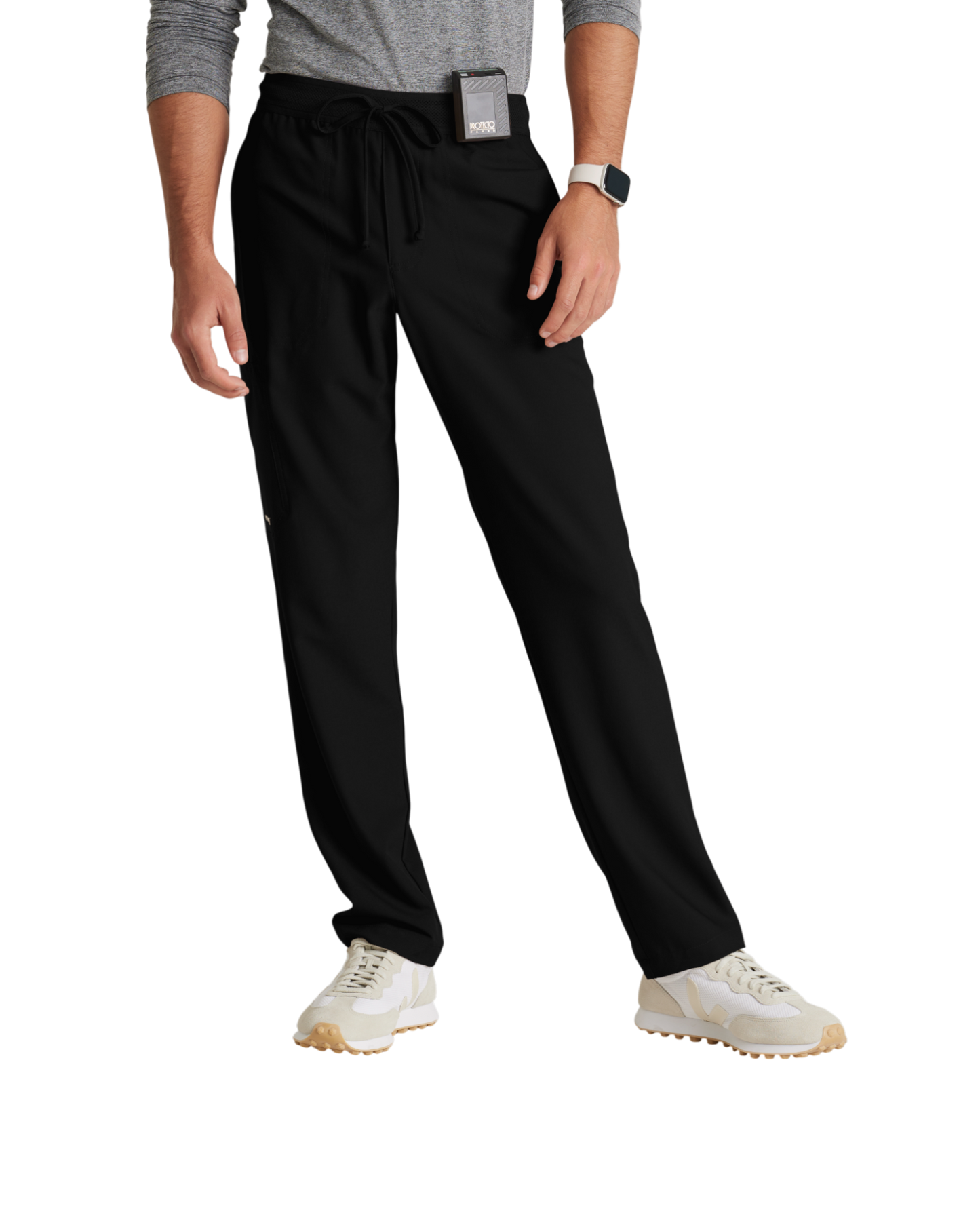 Pantalon slim et droit, 5 poches, ceinture texturée pour homme Grey's Anatomy Evolve #GSSP649T