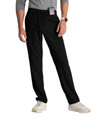Pantalon slim et droit, 5 poches, ceinture texturée pour homme Grey's Anatomy Evolve #GSSP649T