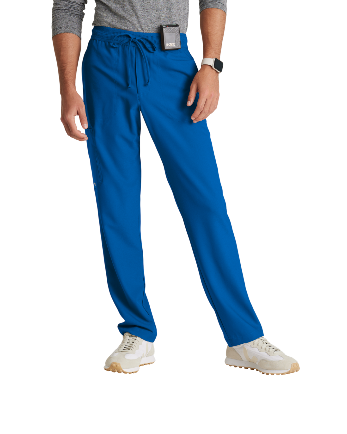 Pantalon slim et droit, 5 poches, ceinture texturée pour homme Grey's Anatomy Evolve #GSSP649T