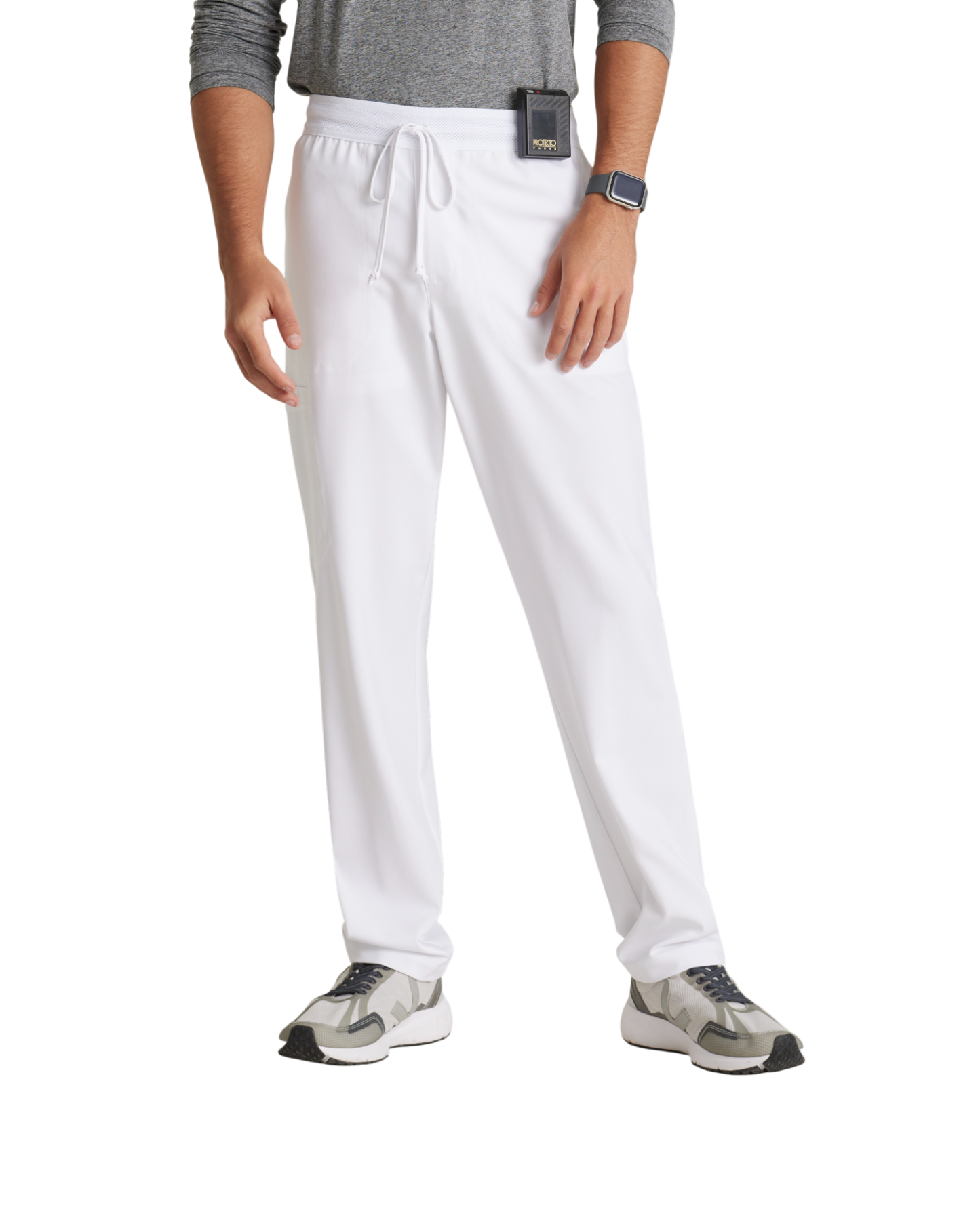 Pantalon slim et droit, 5 poches, ceinture texturée pour homme Grey's Anatomy Evolve #GSSP649T