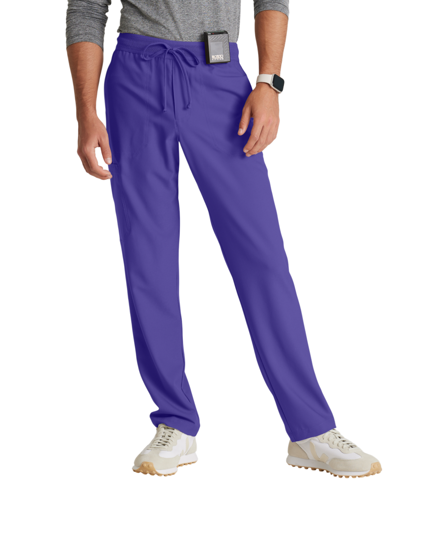 Pantalon slim et droit, 5 poches, ceinture texturée pour homme Grey's Anatomy Evolve #GSSP649T