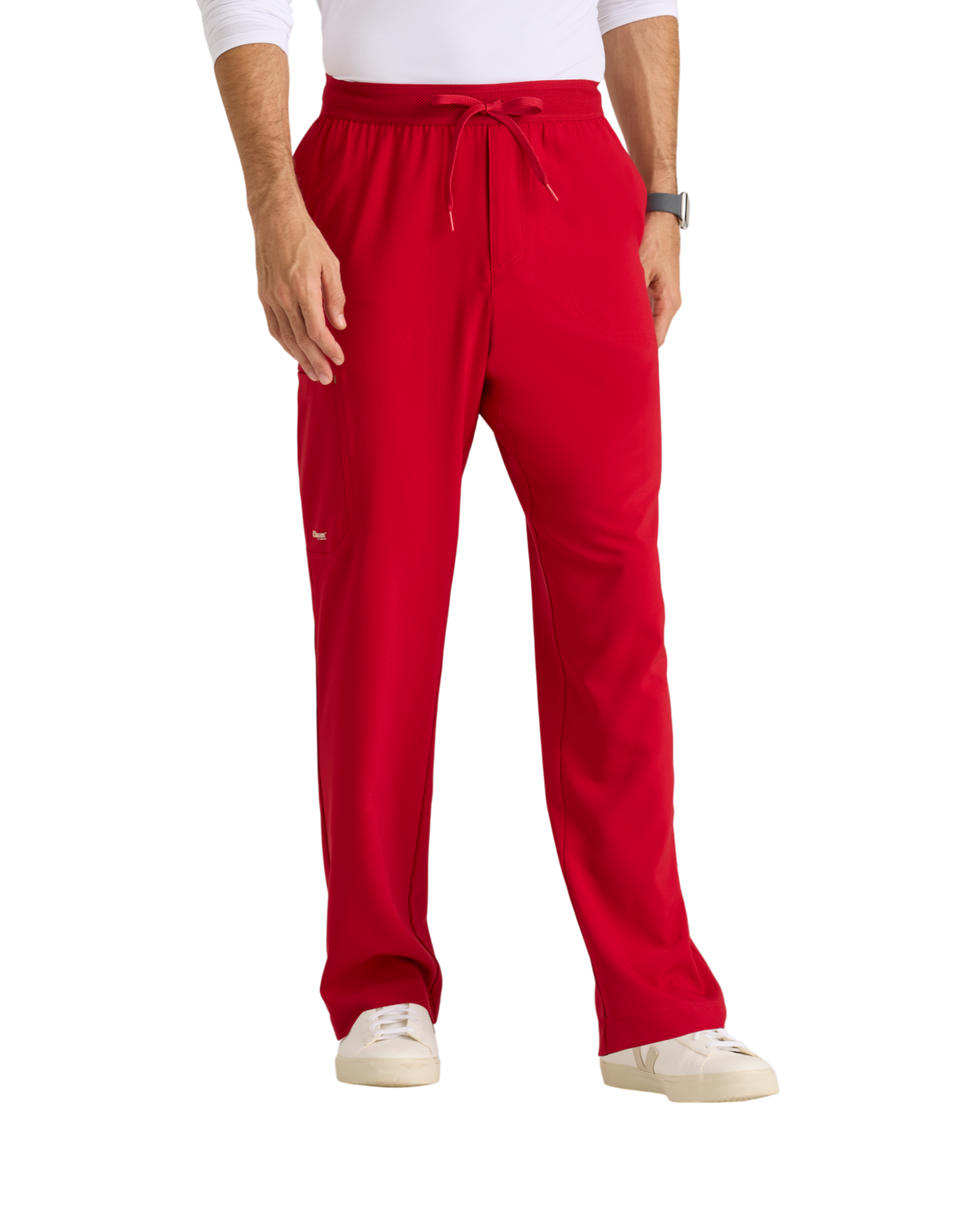 Pantalon slim et droit, 5 poches, ceinture texturée pour homme Grey's Anatomy Evolve #GSSP649T