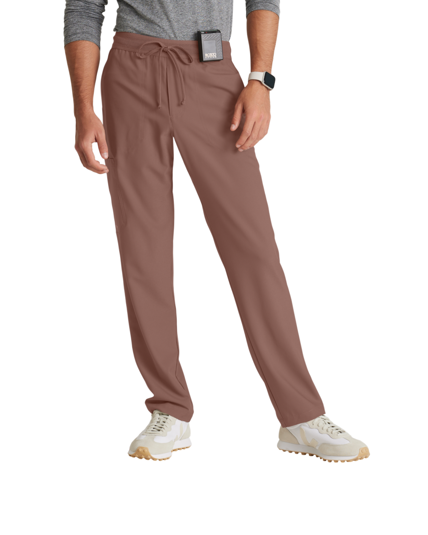 Pantalon slim et droit, 5 poches, ceinture texturée pour homme Grey's Anatomy Evolve #GSSP649T