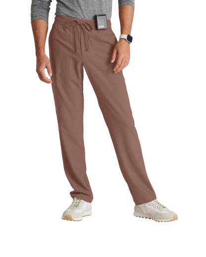 Pantalon slim et droit, 5 poches, ceinture texturée pour homme Grey's Anatomy Evolve #GSSP649T
