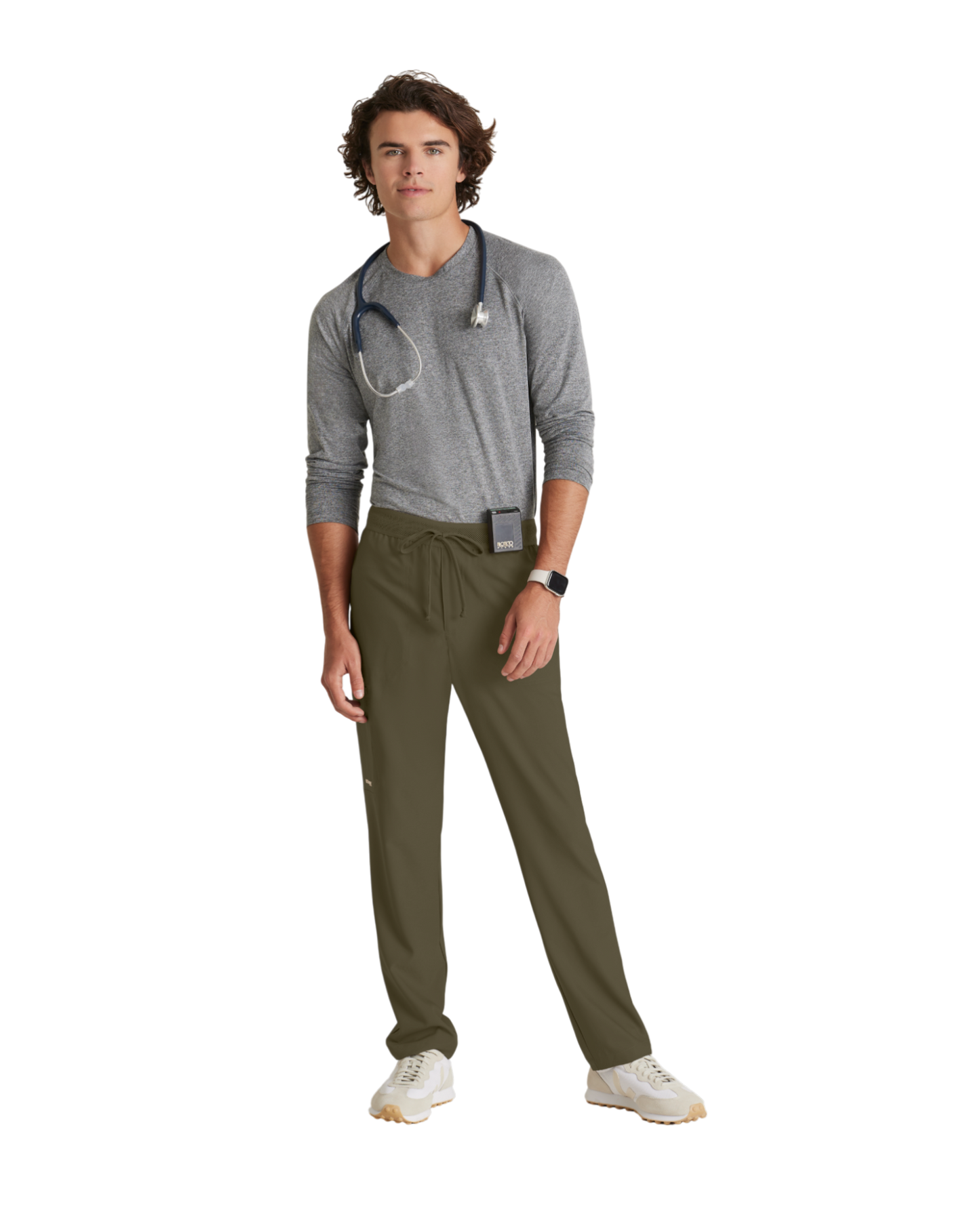 Pantalon slim et droit, 5 poches, ceinture texturée pour homme Grey's Anatomy Evolve #GSSP649X (2XL&+)