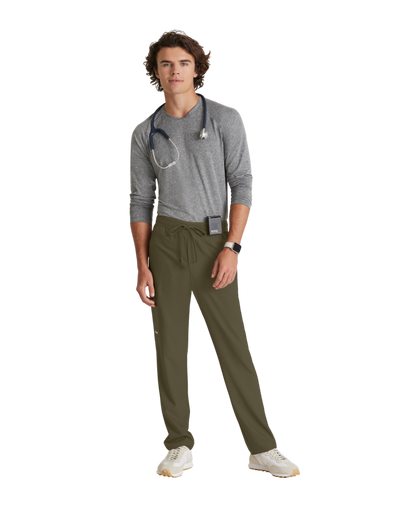 Pantalon slim et droit, 5 poches, ceinture texturée pour homme Grey's Anatomy Evolve #GSSP649X (2XL&+)