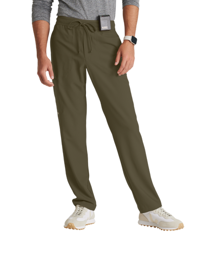 Pantalon slim et droit, 5 poches, ceinture texturée pour homme Grey's Anatomy Evolve #GSSP649T