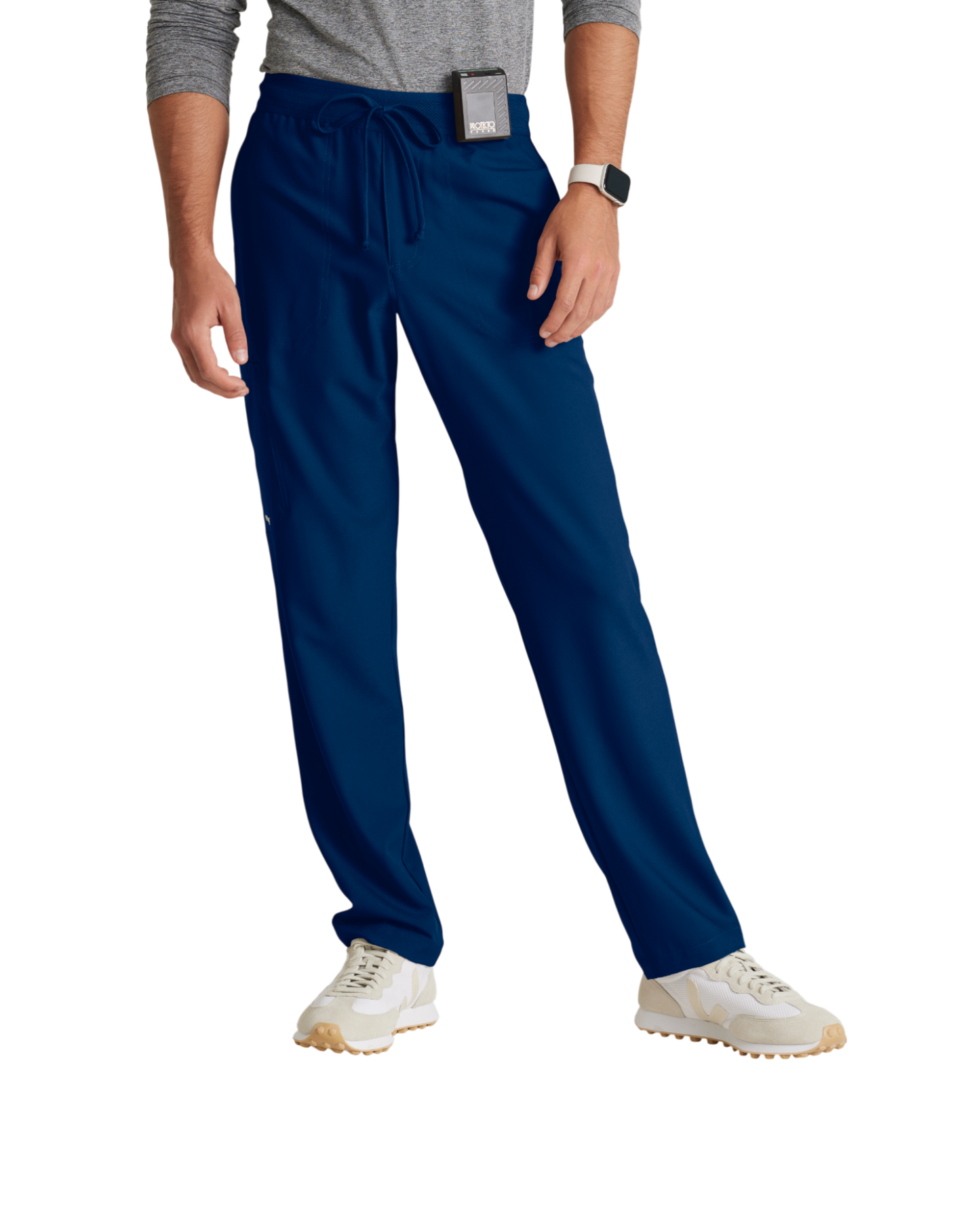 Pantalon slim et droit, 5 poches, ceinture texturée pour homme Grey's Anatomy Evolve #GSSP649T