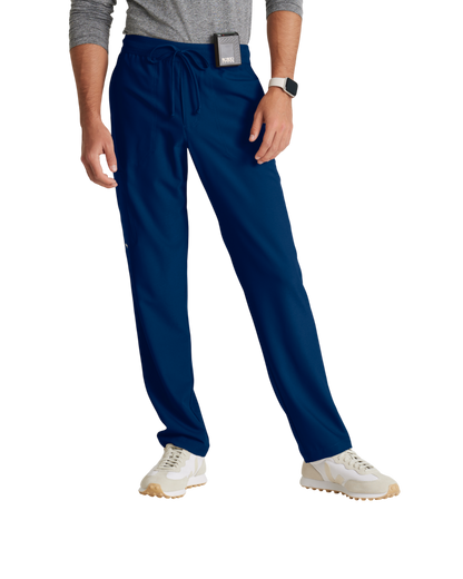Pantalon slim et droit, 5 poches, ceinture texturée pour homme Grey's Anatomy Evolve #GSSP649T