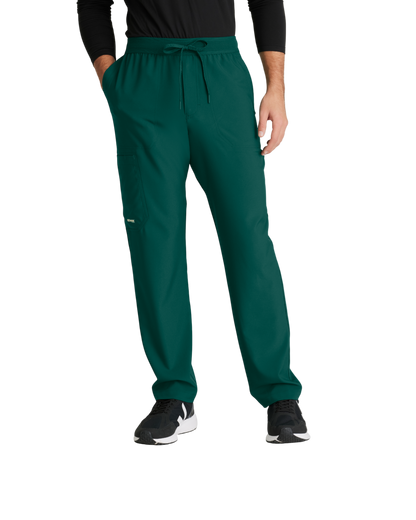 Pantalon slim et droit, 5 poches, ceinture texturée pour homme Grey's Anatomy Evolve #GSSP649T