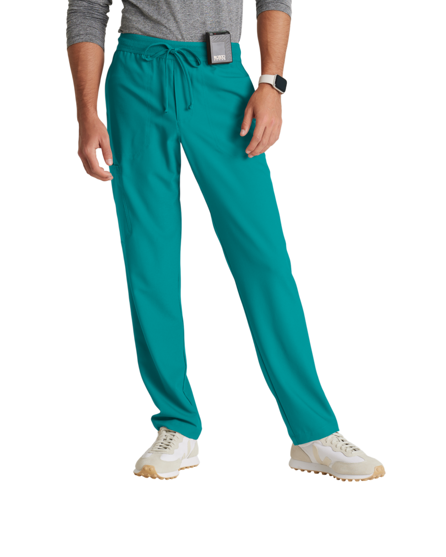 Pantalon slim et droit, 5 poches, ceinture texturée pour homme Grey's Anatomy Evolve #GSSP649T
