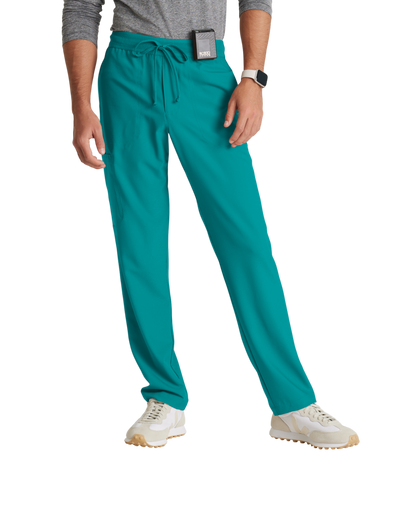 Pantalon slim et droit, 5 poches, ceinture texturée pour homme Grey's Anatomy Evolve #GSSP649T